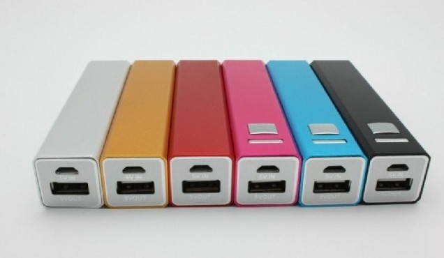 блок питания USB пурпуровой формы прямоугольника 3200mAh портативный для тетради