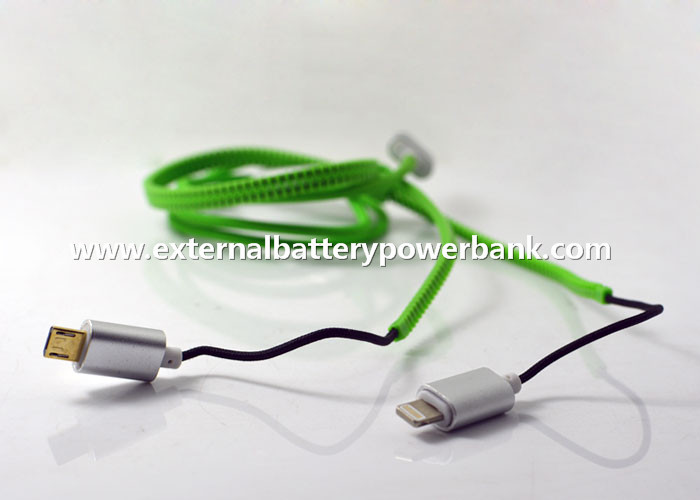 застежка -молния 1M облегчая микро- кабель передачи данных USB для телефонов Яблока и андроида