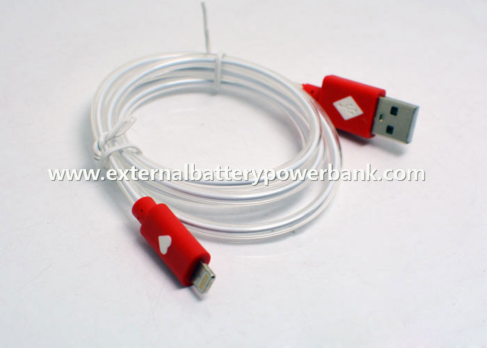 8Pin облегчая передачу данных USB привязывают с красным светом СИД для iPhone5/5s/6/6Plus