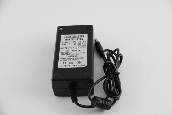 Черный AC 60W 60Hz к 12 вольту IP54 переходники 12 силы вольта с стабилизированным переключением