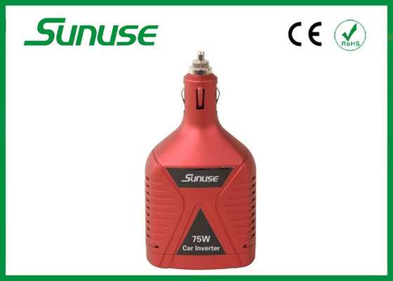 Dc инвертора 12v силы автомобиля высокой эффективности 75w к ac 220v с штепсельной вилкой лихтера сигареты