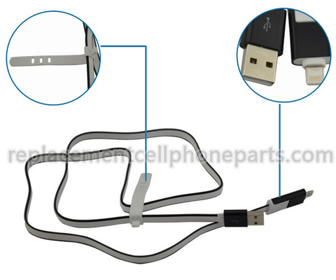 Первоначально кабель данным по USB сотового телефона в 1 метр для iPhone 5G, 5S, кабеля заряжателя iPhone 6