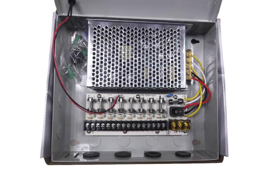 канал коробки 9 электропитания CCTV 12V 5Amps, электропитание камеры CCTV