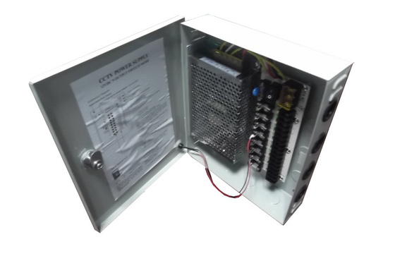канал коробки 9 электропитания CCTV 12V 5Amps, электропитание камеры CCTV