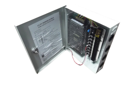 канал коробки 9 электропитания CCTV 12V 5Amps, электропитание камеры CCTV