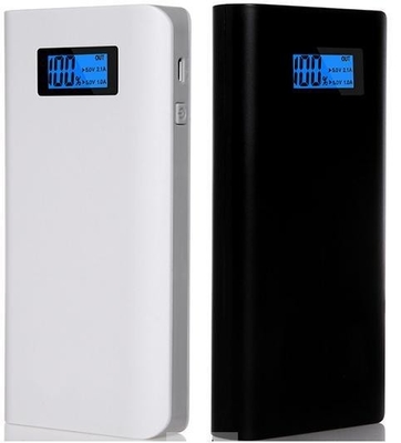 электропитание 10000MAH 5V передвижное, черный банк силы OEM белизны 2.1A