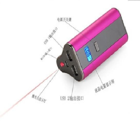 Электропитание мобильного телефона/автомобиля 5V передвижное с СИД 7800MAH