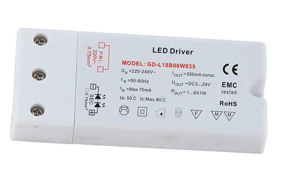Постоянн водители СИД напряжения тока, 12W, 12V или 24V