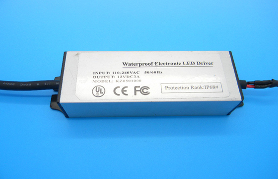 Водитель 12V 3A 36W AC100-240V СИД IP68 водоустойчивый для пробки СИД, короткого замыкания