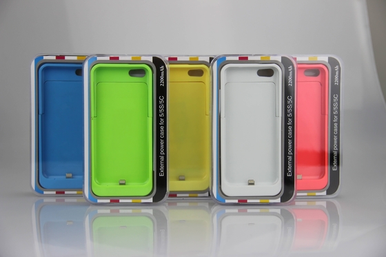 Блок питания батареи кожуха батареи 2200mAh iPhone Multi цвета тонкий на iPhone 5