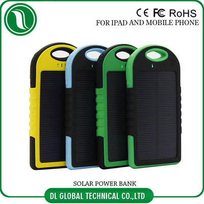 Ультра тонкий банк батареи солнечной силы банка силы 4000mah 5000mah портативный передвижной