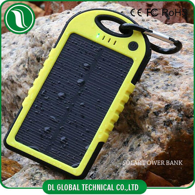 Ультра тонкий банк батареи солнечной силы банка силы 4000mah 5000mah портативный передвижной