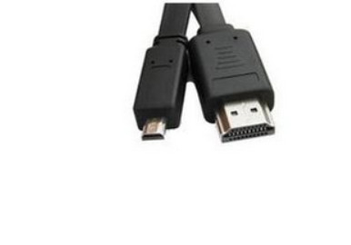 Чернота HDMI-HDMI кабеля переноса USB быстрого хода с высоким разрешением