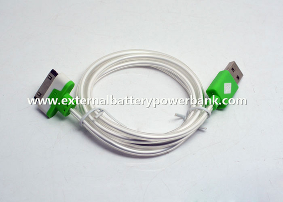 кабель передачи данных USB 100cm светя с зеленым светом для iPhone4/4S/iPad1/iPad2