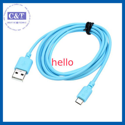 Покрашенная микро- Высок-Скорость 2 in-1 кабеля передачи данных USB Smartphone