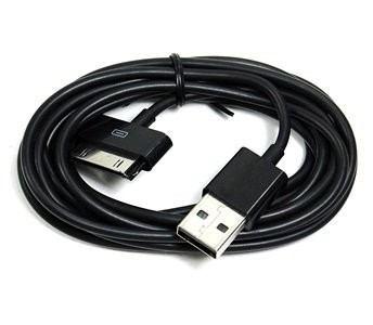 Экстренно длиной почерните кабель синхронизации данным по USB 6FT для iPad iPhone 4 4S 3GS iPod Яблока