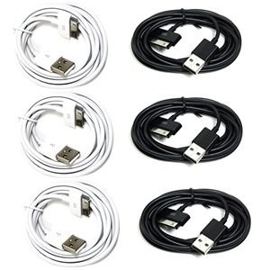Экстренно длиной почерните кабель синхронизации данным по USB 6FT для iPad iPhone 4 4S 3GS iPod Яблока