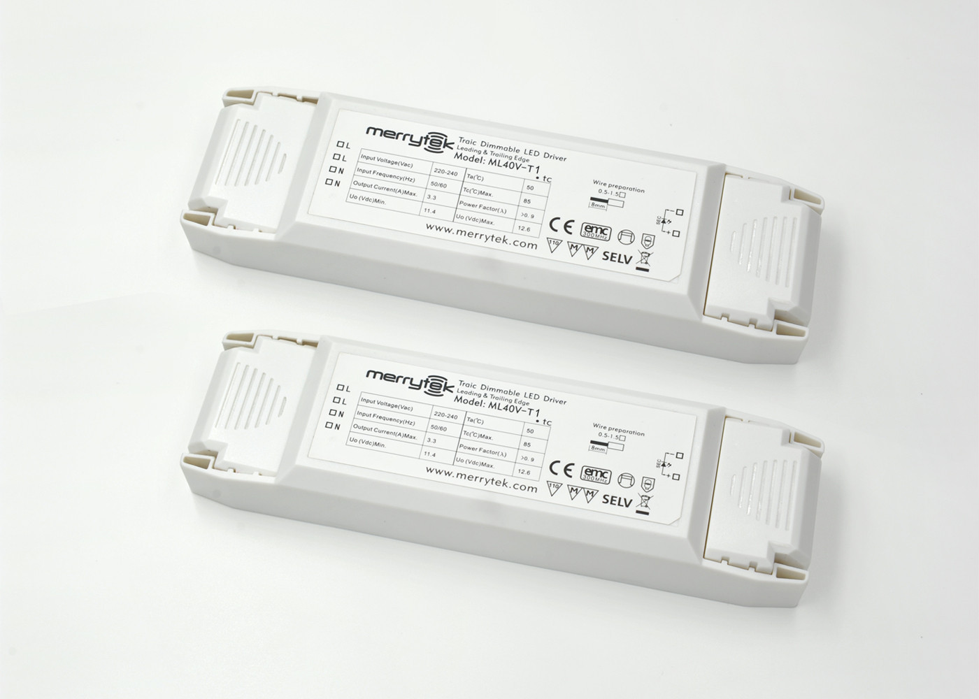 Напряжение тока Dimmable прокладки СИД постоянн вело водителя 40W 24Vdc RC затемняя