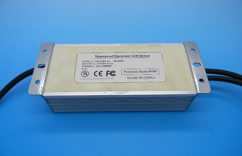 AC DC27V 60W к СИД водоустойчивому IP68 переходники силы DC для пробки AC100-240V СИД